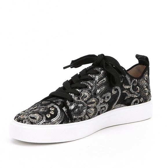 Karl Lagerfeld Paris Evron2 Sequin Sneakers - Picture 1 of 9